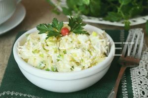 Рецепт салата с плавленным сыром