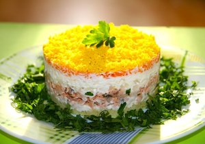 Лёгкие рецепты салата мимоза с тунцом