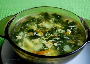 Как приготовить суп из шпината