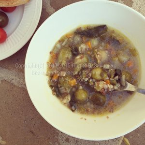 Суп гречневый с фрикадельками