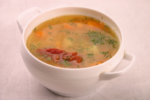 Гречневый суп с зажаркой