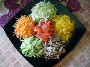 Как готовить праздничный салат Калейдоскоп