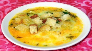 Овощной суп с кабачком