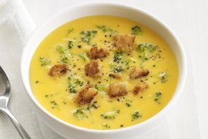 Сырный суп-пюре для вегетарианцев