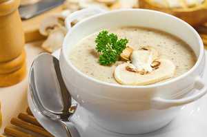Суп пюре из сушеных грибов как приготовить 