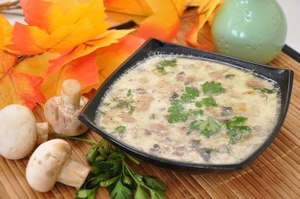 Рецепт грибного супа с плавленным сыром