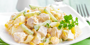 Салат с курицей и кукурузой рецепт