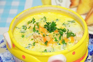 Как сварить сырный суп по особому рецепту