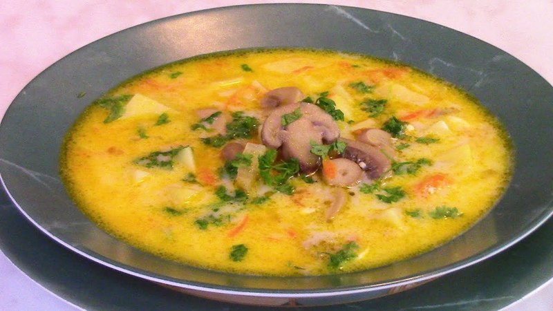 Вкусный и полезный сырный суп