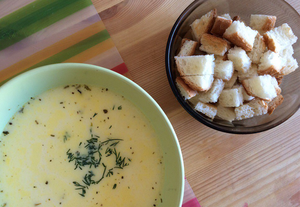 Как сварить сырный суп