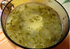Как приготовить  суп со щавелем