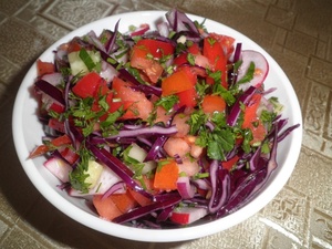 Как приготовить овощной салат