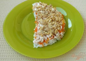 Рецепт салата апельсиновая долька с курицей