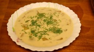 Суп из шампиньонов и вермишели
