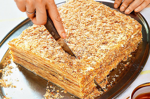 Торт наполеон: рецепт классический с заварным кремом 