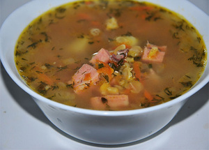  гороховый суп с копченой курицей в мультиварке