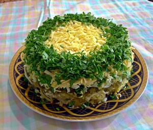 Салат с грибами рецепт