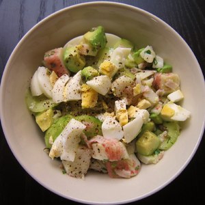 Изысканный салат с авокадо