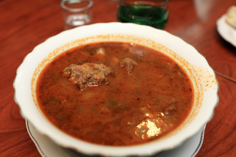 Суп харчо с черносливом