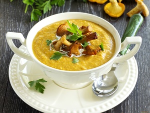 Грибной суп из лисичек рецепт